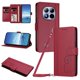 thumbnail image 1 of Funda Cartera Trébol para Xiaomi Poco M8 Pro 5G con Ranuras Tarjetas y Carga Inalámbrica Rojo, 1 of 6