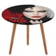 thumbnail image 1 of Cruella-theme Fitted Round Tablecloths Elastic Edged Table Covers Waterproof Table Cloth for Kitchen Holiday Party Tables Decor 120cm, 1 of 6