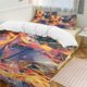 thumbnail image 1 of Sabo Bed Duvet Cover Funny Anime Cartoon Bedding Sets Lightweight 3 Piece Comforter Sets, 1 of 5