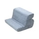 thumbnail image 5 of Soporte de almohada para tableta con 3 ángulos de ajuste, portátil, para libros, revistas, accesorios, multiusos, con ranuras más profundas y soporte Gris, 5 of 5