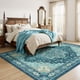 thumbnail image 4 of Alfombra de Área AMADA HOMEFURNISHING 244 cm Turquesa Lavable, 4 of 9