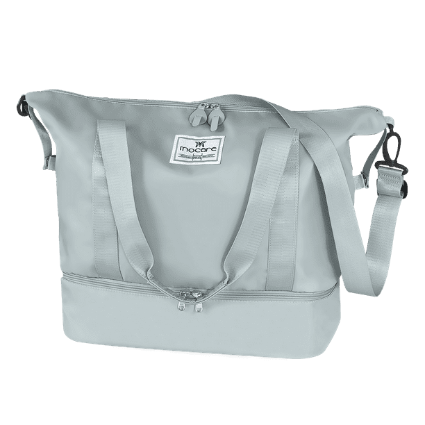 Travel Duffel Bag With Shoes Compartment, Sports Gym Tote Carry On Bags, Foldable Lightweight Overnight Shoulder Weekender Shopping Hospital Handbag