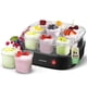 thumbnail image 1 of Yogurtera automática Nutrichef de 9 vasos con 9 vasos y rejilla, negra, 1 of 7