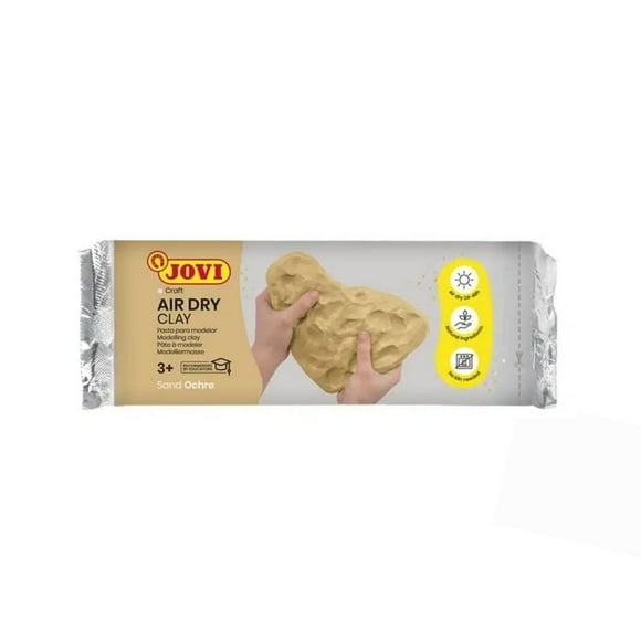 Pasta Para Modelar, Air Dry Clay 250gr. Jovi ocre