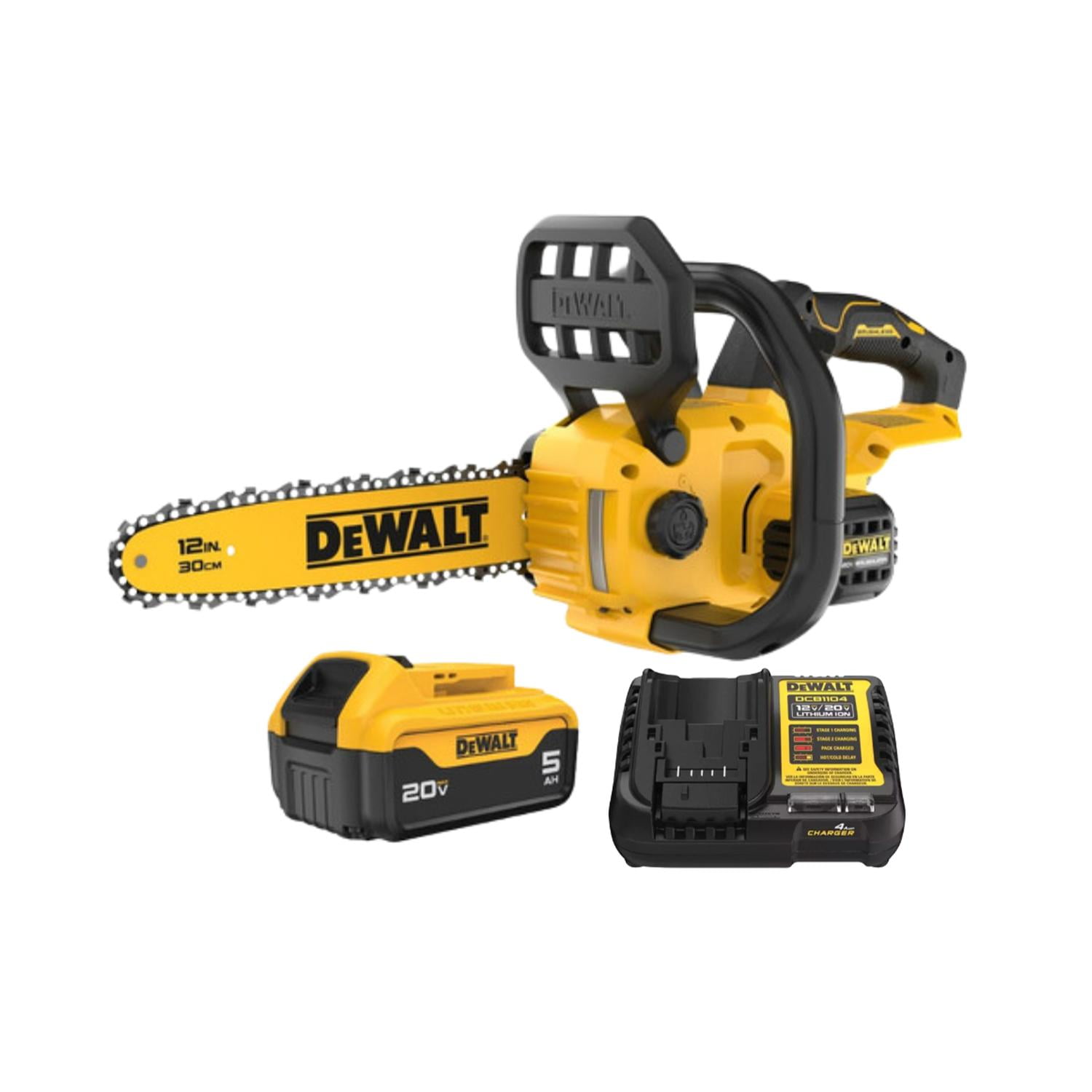 Motosierra Inalámbrica Dewalt 20v 12" + Car/bat 5ah Dccs621p1