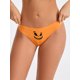 thumbnail image 1 of INSPIRE CHIC Ropa interior de tanga para mujer de Halloween sin costuras de tiro bajo con estampado de cara de fantasma divertida T-Back Panties Grande Naranja, 1 of 4