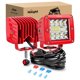 thumbnail image 1 of Cápsulas de luz LED Nilight, 42 W, 3 pulgadas, triple fila, Spot Flood, 1 of 6