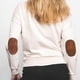 thumbnail image 5 of piezas de parches ovalados de tela cosidos para codos y rodillas, accesorios para restaurar suéteres y pantalones (negro y marrón), 5 of 7