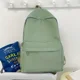 thumbnail image 1 of Women Schoolbag Waterproof Large Capacity School Backpack Smooth Zipper Solid Color Teens Girl Casual Daypack Bag Student Supply, 1 of 3