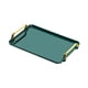 thumbnail image 2 of Bandeja Para Servir Rectangular, Moderno, Almacenamiento De Cosméticos Para Escritorio, Mesa De Centro, Hotel, M, Verde, 2 of 3
