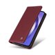 thumbnail image 4 of Funda Billetera de Cuero para Samsung Galaxy A55 5G con Tarjetero y Soporte - Tapa Magnética Rojo, 4 of 6