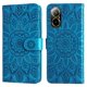 thumbnail image 2 of Funda tipo cartera FOXDOCK para Realme C67 4G , diseño girasol en relieve, cuero PU, cierre magnético, soporte y tarjetero, 2 of 5