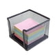 thumbnail image 1 of Xiao Hua Caja de Almacenamiento de Escritorio de Malla Metálica, Adecuada para Notas Adhesivas y Tarjetas, Caja para Notas Adhesivas y Tarjetero, Caja de Almacenamiento y Organización para, 1 of 4