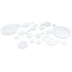 thumbnail image 2 of 24/26pcs, 3D Acrylic Mirror Wall Sticker, Round Mirror, DIY TV Background Room Sticker Wall Decoration, Bedroom Bathroom Wall Decoration, Home Decor, 2 of 3
