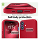 thumbnail image 5 of Carcasa Funda Para iPhone 17 Air Silicona Rojo + Mica, 5 of 5