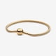 thumbnail image 1 of Pulsera Pandora Moments Cadena Serpiente Chapada en Oro 7.9in, 1 of 7