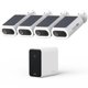 thumbnail image 1 of Cámara de seguridad inalámbrica aosu 4K kit solar de 4 cámaras, 1 of 9