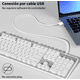 thumbnail image 3 of Teclado L1 mecánico membrana silencioso con luces, 3 of 3