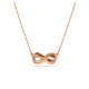 thumbnail image 4 of Collar con colgante de hipérbola de Swarovski con símbolo de infinito, 4 of 5