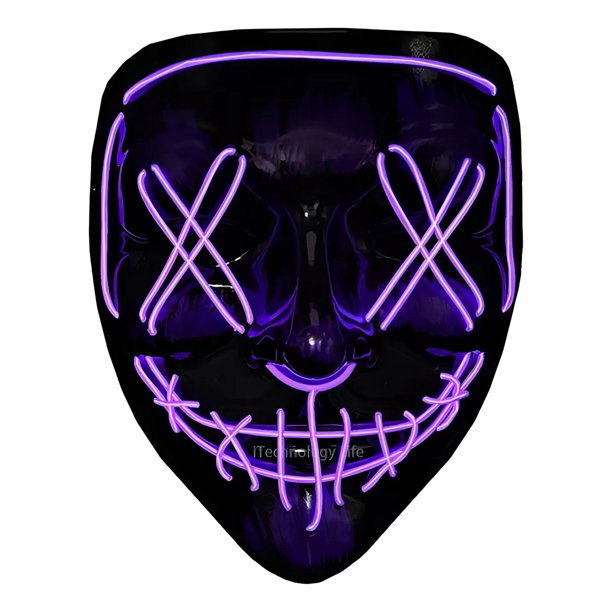Mascara Led la Purga Halloween Máscaras