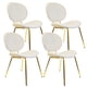 thumbnail image 1 of Pack 4 Sillón Angelica Velvet Beige | Sala, Dormitorio u Oficina, 1 of 4