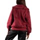 thumbnail image 4 of Jess por Meiko Chaquetas de Mujer Manga Larga Cuello Sobredimensionado Bolsillos Frontales Cremallera Chaqueta Bomber de Felpa M Burdeos, 4 of 6