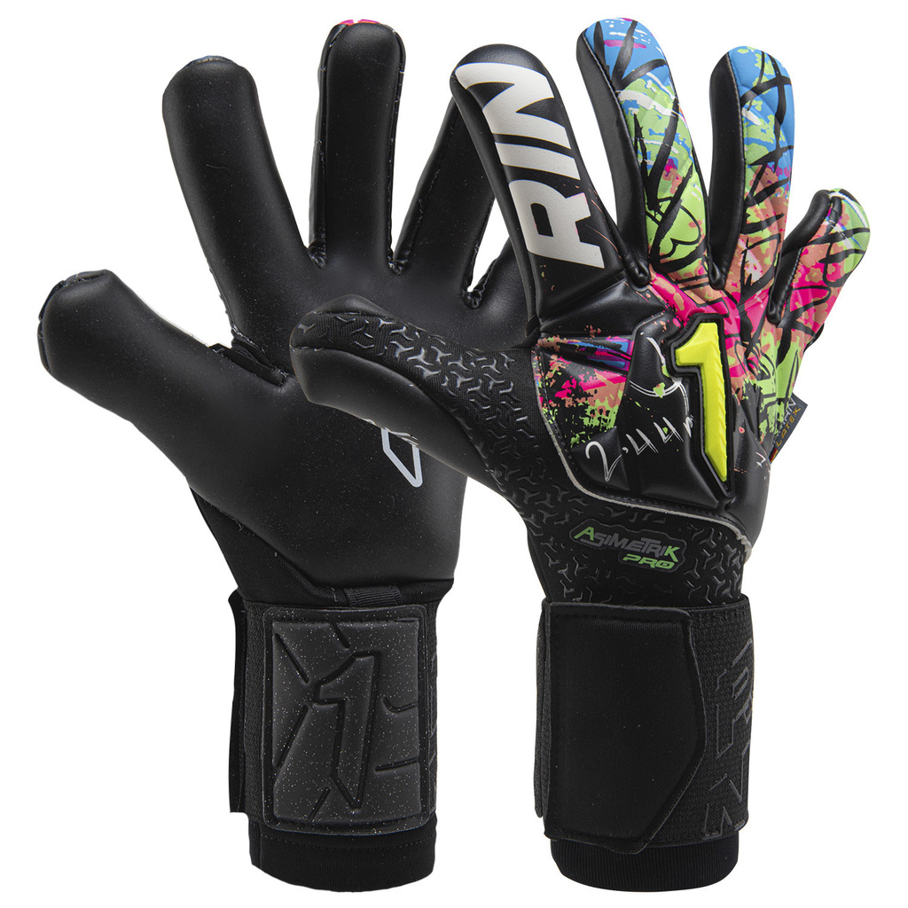 Rinat - Guantes De Arquero Asimetrik Pro Con 4 Férulas Removibles