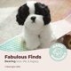 thumbnail image 3 of Perro de peluche Bearington, blanco y negro, 33 cm, 3 of 6