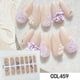 thumbnail image 1 of Self Adhesive Full Cover Nail Decals Nail Art Polish Stickers False Nail Decals Manicure Stickers For Girls Women, 1 of 3