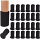 thumbnail image 1 of 24 calcetines para patas de silla, antideslizantes, de punto, de alta elasticidad, reutilizables, para suelos de madera, con diámetros de 2,5 a 5 cm (negro)., 1 of 7