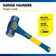 thumbnail image 2 of Estwing 4 Pound Hard Face Sledge Hammer, 5055 HRC, 16 Inch, 2 of 3