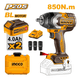 thumbnail image 1 of Llave Pistola Impacto Ingco Bl 1/2 20v 850nm 2bat Ciwli2085, 1 of 11