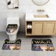 thumbnail image 2 of Juego de Alfombras de Baño Iwájú Terciopelo Coral 3 Piezas, 2 of 6