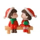 thumbnail image 1 of Figuras De Pareja De Navidad, Figuritas En Miniatura Para Bodas, Cumplea?os, Navidad, Sentado, 2 Uds., 1 of 5