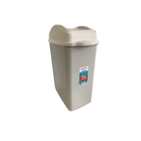 Basurero 20,5 Lts Rectangular San Remo Con Tapa Vaivén