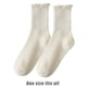 thumbnail image 5 of Calcetines blancos con borde en las orejas, calcetines finos de verano para mujer, zapatos Mary Jane estilo Lolita, calcetines de encaje de longitud media, 5 of 5