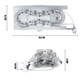 thumbnail image 5 of Elemento calefactor para secadora ORIEMARS compatible con Ken-more, Maytag y Whirlpool, 5 of 6