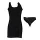 thumbnail image 3 of Paquete De Vestido De Falda Dividida Lateral 1/6 Ropa De Cadera Para Figura Femenina De 12 "Negro, 3 of 3