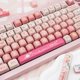 thumbnail image 5 of Keycaps COOMICKEY 134 teclas PBT rosa melocotón MX Switch, 5 of 7