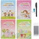thumbnail image 1 of Magical Handwriting Workbooks Practice Copybook, Magic Calligraphy That Can Be Reused Handwriting Copybook Tracing Book (4 Book+1Pen+8Refills+1Pen Grip), 1 of 2