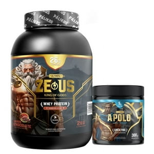 Palikos Fitness - Pack Guerrero 2Kg /Proteina Zeus 2Kg Chocolate + Creatina Apolo 300G
