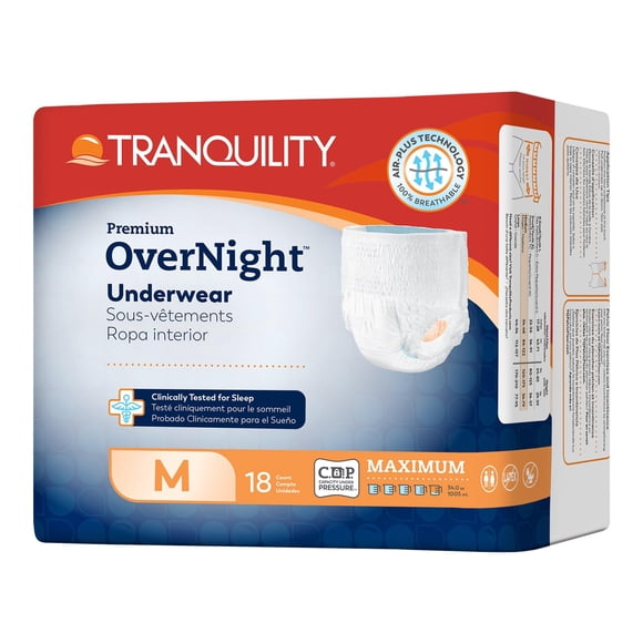 Ropa interior absorbente desechable Tranquility Premium M 72u