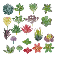 Genérico - Plantas Suculentas Artificiales 20 Uds Mini