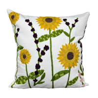 Genérico - Fundas De Cojines Bordadas A Elección 45X45 Diseño 5 Color Blanco