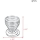 thumbnail image 2 of 4 hueveras de acero inoxidable Silvet con resorte, de alambre, de acero inoxidable, modernas, de 1,78 x 1,78 x 2,05 pulgadas., 2 of 4