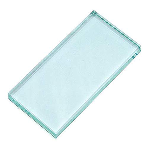 Paleta de Vidrio Sinen 10x5 cm Maquillaje y Arte de Uñas - Adhesivo