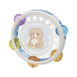 Magideal - Pandereta, Tambor Para Bebé, Instrumento De Percusión Educativo Para La Primera Infancia, Sonajero Para Niños Pequeños, Bebés, Niñas, Niños, Regalos D Oso