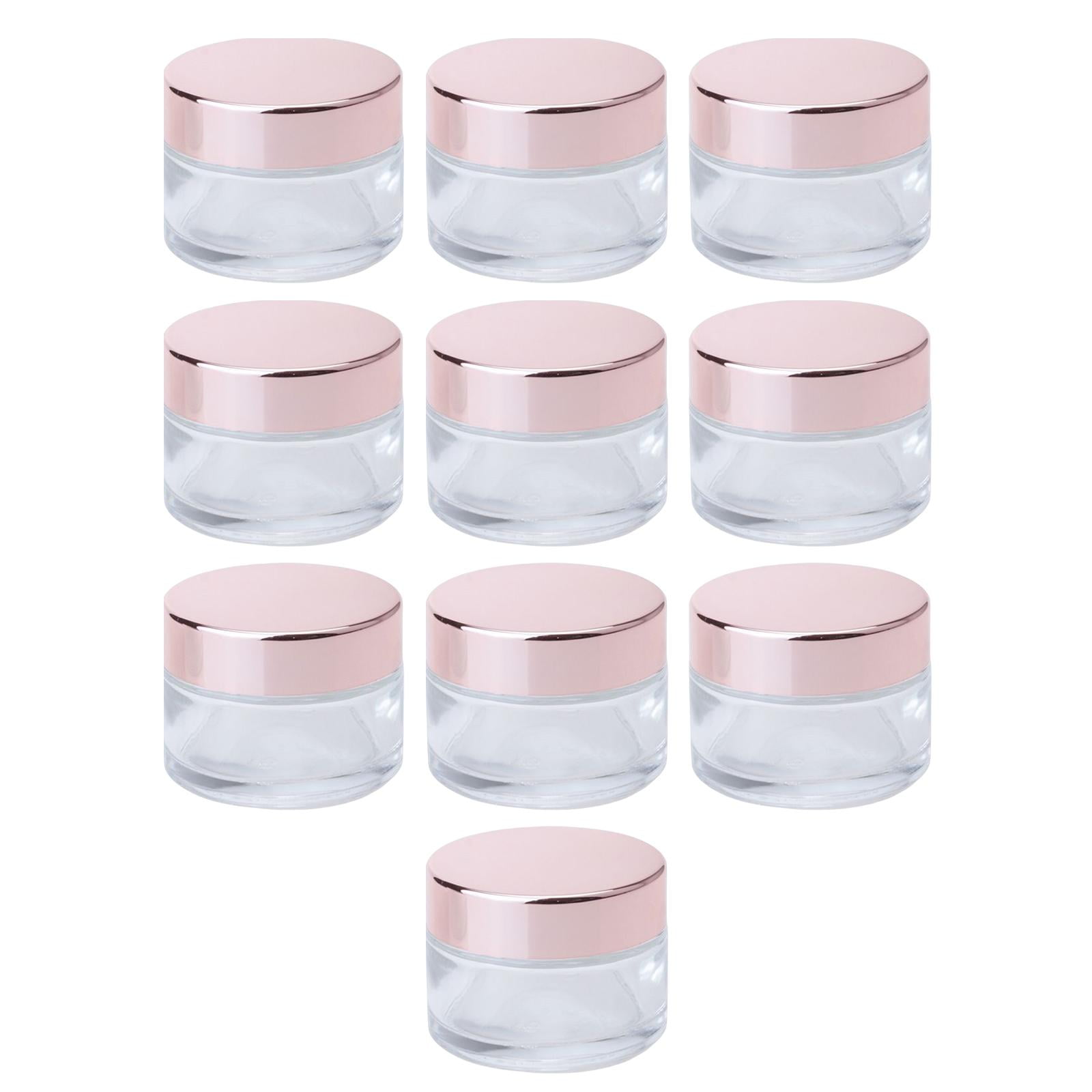 Magideal - 10 Uds. Envases Cosméticos Vacíos, Tarro De Maquillaje, Tarro Pequeño De Viaje, Tarro De Crema, Muestra De Maquillaje, Contenedor Vacío Para Productos 10g