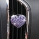 thumbnail image 5 of Clip de ventilación para ambientadores de automóviles, diseño exterior amoroso, diamantes de imitación de vidrio, decoración interior brillante del automóvil, hermosos accesorios para mujeres y niñas, 5 of 5