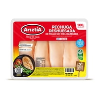 Pollo Pechuga Deshuesada Envasada 500 G Ariztia